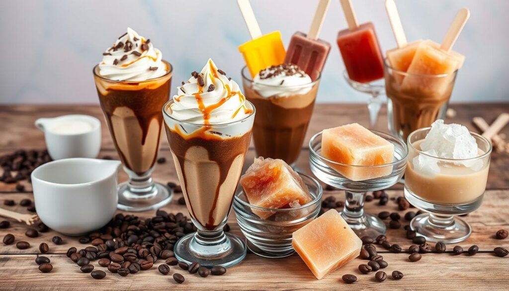 frozen coffee desserts